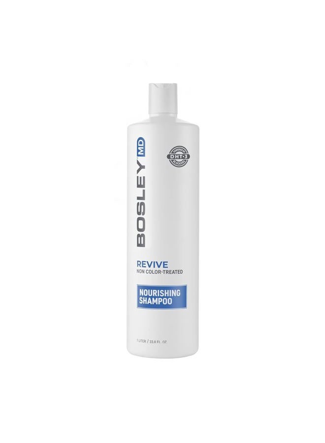 BOSLEYMD Bos Revive Nourishing Shampoo Non Color-Treated Hair by Bosley for Unisex - 33.8 oz Shampoo, White, 1 l (Pack of 1) - Image 1